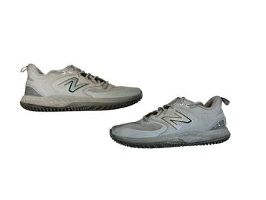 Used New Balance TURF SHOES BB/SB Cleats Grey Senior 10 11873-S000230453
