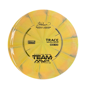 Used MVP COSMIC NEUTRON TRACE Disc Golf Driver Yellow 10299-S000305679