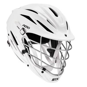 New AERO SR WHITE LACROSSE HELMET 11860-STXHMAEROSRWT