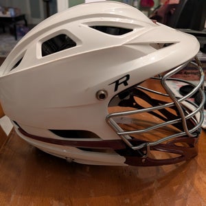 Cascade R Helmet (Used) White with Maroon trim