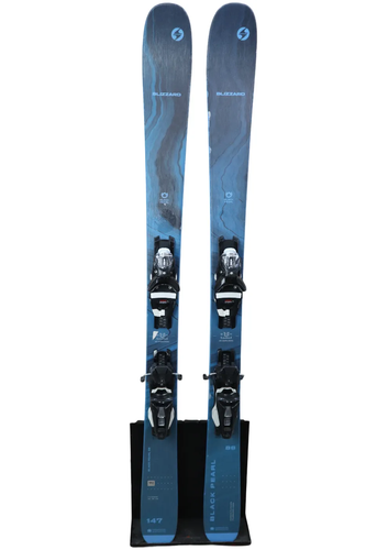 USED Blizzard Black Pearl 88 147cm Skis - Look NX 12 Bindings - 2024