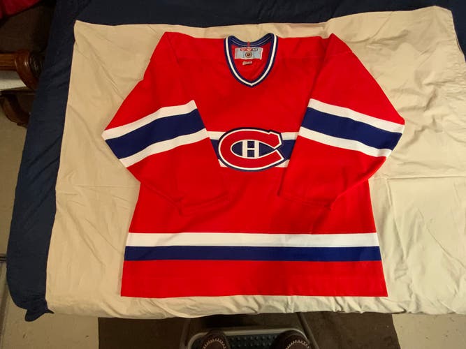 NEW Vintage Montreal Canadiens CCM Home Game (Red) Hockey Jersey XL