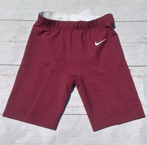 Nike Men's Vapor Untouchable Football Tights Shorts Red Size Medium CW3972-610