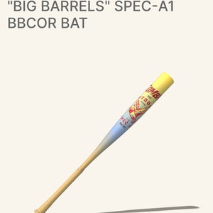 2026 Combat MFG Spec A1 Alloy BBCOR Certified Bat (-3) 28 oz 31" (New)