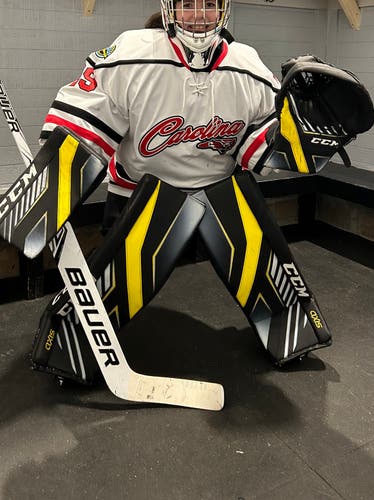 New  CCM Pro Stock Axis Pro Goalie Set