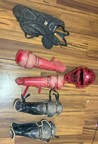 Red Easton Gametime Catcher's Set (Used)