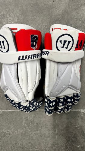 *RARE* 2018 Team USA Warrior Evo Pro Lacrosse Gloves (Large)