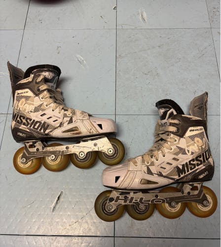 Used Mission Inhaler WM03 Inlines Size 5.5 Wide