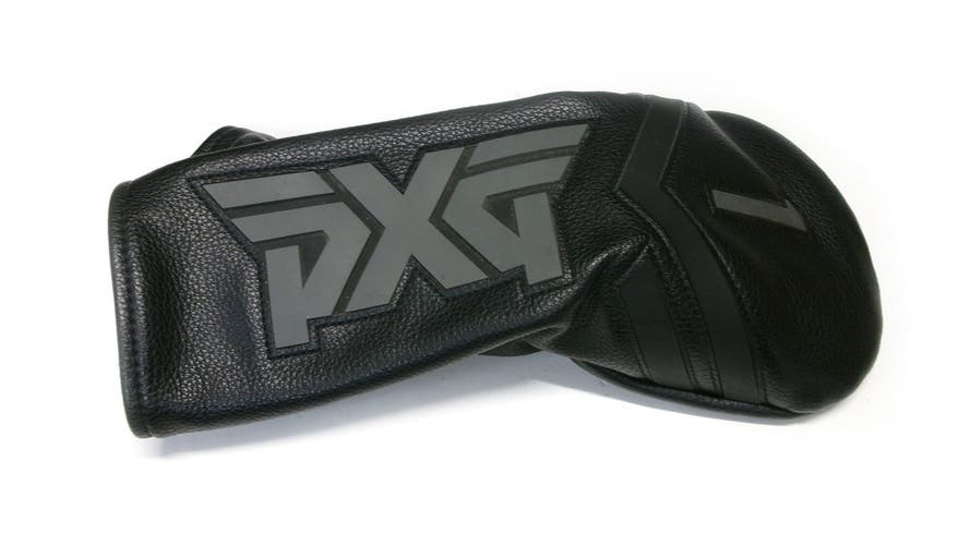 PXG Parsons Xtreme Golf Leather Black/Gray Driver Headcover