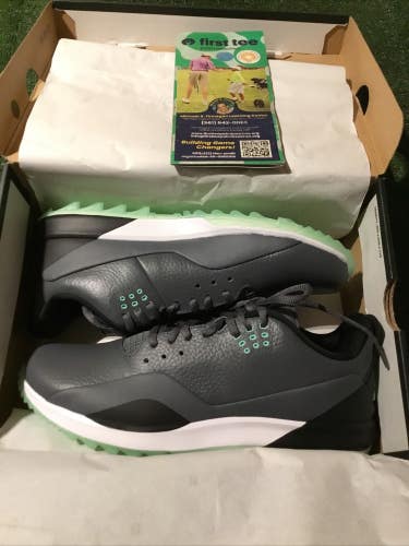 Nike Michael Jordan ADG 3 Size 8.5 Golf Shoes Dark Grey/Green Glow-Black