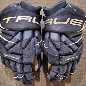 Navy Sr 14 True Catalyst 9x3 Hockey Gloves