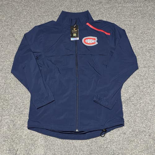 Montreal Canadiens NHL Fanatics Authentic Pro Full Zip Team Rinkside Jacket SM