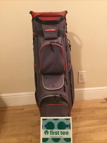Datrek DG Lite II Cart Golf Bag with 14-way Dividers & Rain Cover
