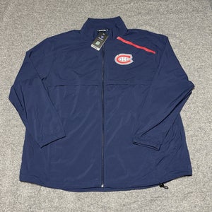 Montreal Canadiens NHL Fanatics Authentic Full Zip Rinkside Jacket 3XL Defect