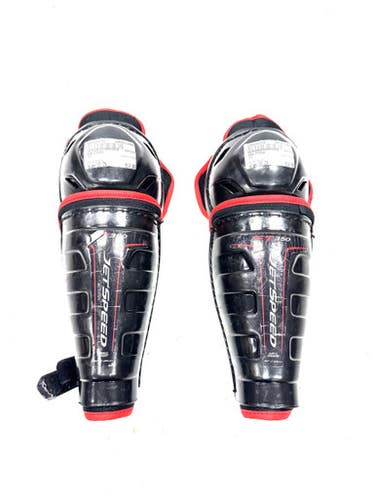 Used CCM FT350 Junior Shin Guards Black 10" 11860-S000303732