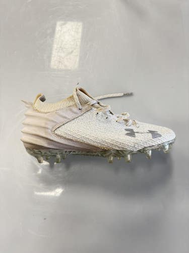 Used Under Armour Adult FB Cleats White Senior 7 11860-C000303566