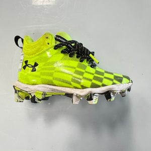 Used Under Armour Youth FB Cleats Neon Green Youth 11.0 11860-C000303567