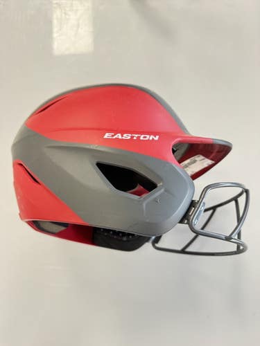 Used Easton M/L Batting Helmet w/Mask Red M/L 11860-S000303612