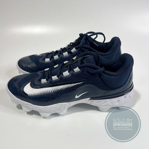 Nike Alpha Huarache Elite 4 Baseball MCS Cleats Blue 11.5