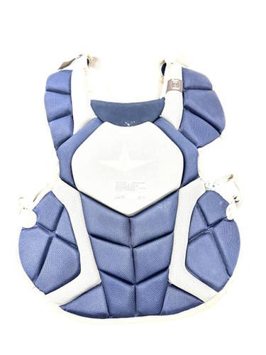 Used All-Star CPCCADV912 Catchers Chest Protector Navy Blue Youth 11860-S000303706