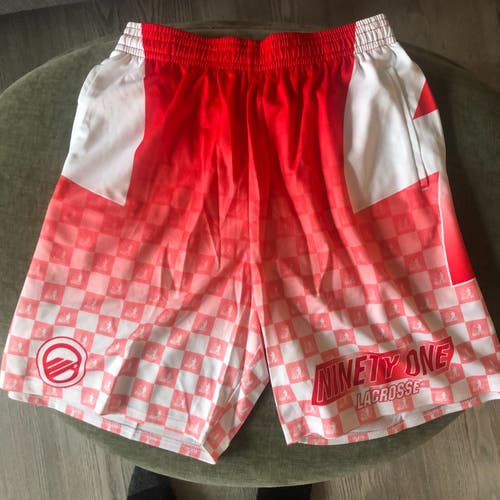 New 91 lacrosse shorts Large