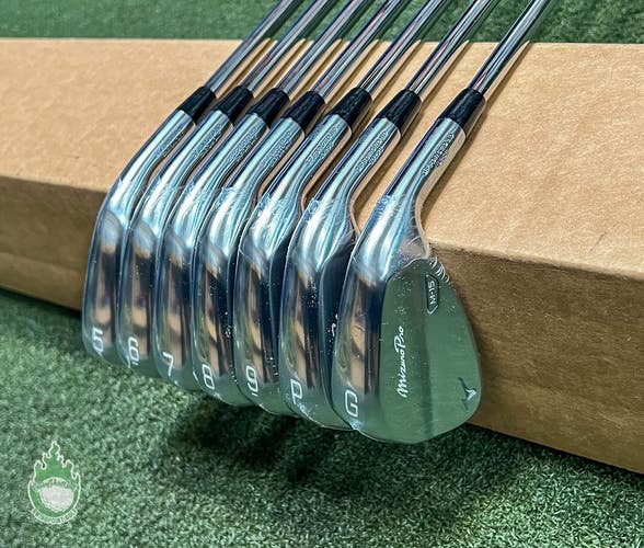 NEW RH Mizuno Pro M-15 Irons 5-PW/GW AMT Silver Stiff Flex Steel Golf Set