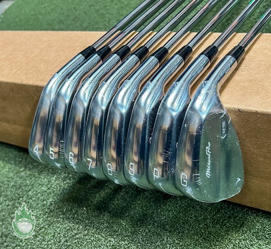 NEW Mizuno Pro M-15 Irons 4-PW/GW AMT Silver Stiff Flex Steel Golf Set
