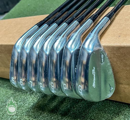 NEW RH Mizuno Pro M-15 Irons 5-PW/GW MTT 85g Stiff Flex Graphite Golf Set