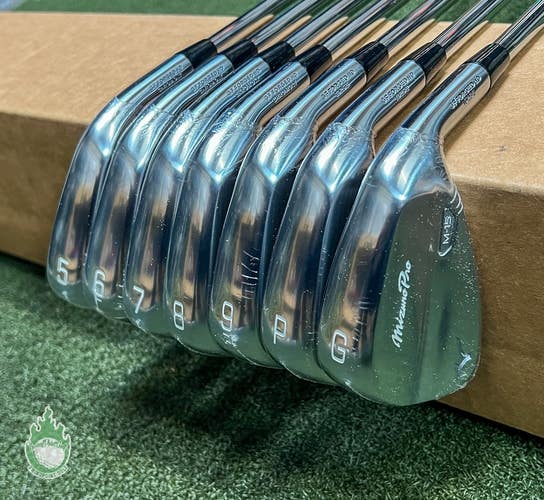 NEW RH Mizuno Pro M-15 Irons 5-PW/GW AMT Black Regular Flex Steel Golf Set