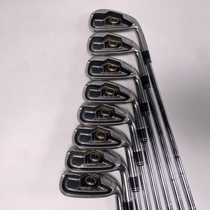 TaylorMade Tour Burner Iron Set 4-PW+AW Burner 105g Stiff Steel Mens RH