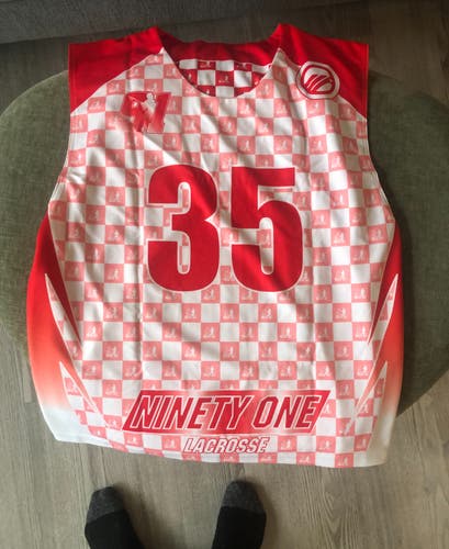 New 91 Lacrosse jersey large