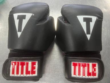 Used Title Boxing Gloves Black Senior 11497-S000155017