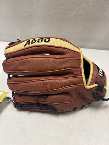 Used Wilson A550 BB/SB Glove RH Throw Brown 11" 11490-S000268451
