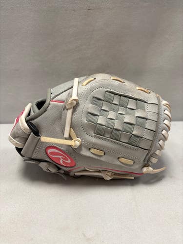 Used Rawlings SURE CATCH SCSB105P BB/SB Glove RH Throw Grey 10 1/2" 11490-S000268415