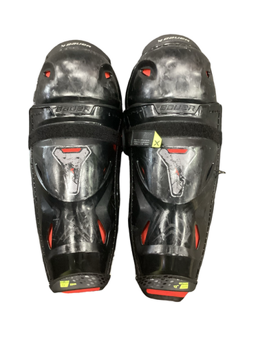 Used Bauer VAPOR 3X Intermediate Shin Guards Black 13" 11613-S000175858