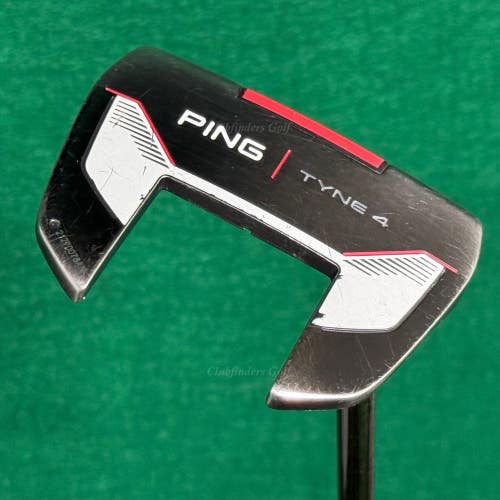 Ping 2021 TYNE 4 Black Dot 35" Flow-Neck Putter Golf Club Strong Arc w/ HC