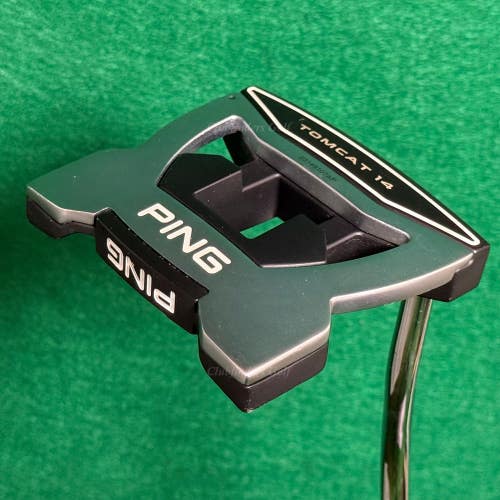 Ping 2023 Tomcat 14 Black Dot 34.5" Double-Bend Mallet Putter w/ Flat Cat & HC
