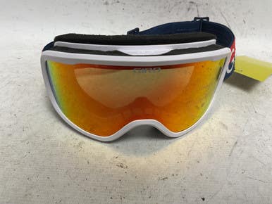 Used Giro ROAM Snow Goggles Adult White/Red/Navy 11855-S000198356