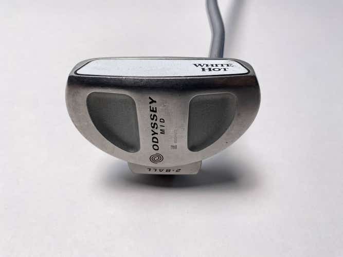 Odyssey White Hot 2-Ball Mid Putter 40.5" Mens RH - NEW Long Grip