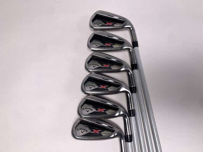 Callaway X Hot 2013 Iron Set 5-PW 75g Regular Graphite Mens RH