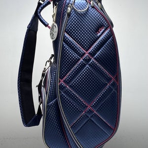 XXIO Lightweight Caddy Cart Bag Blue 5-Way Divide Single Strap Golf Bag