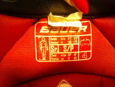 Used Bauer VAPOR Senior Gloves Black 12" 11339-S000198243