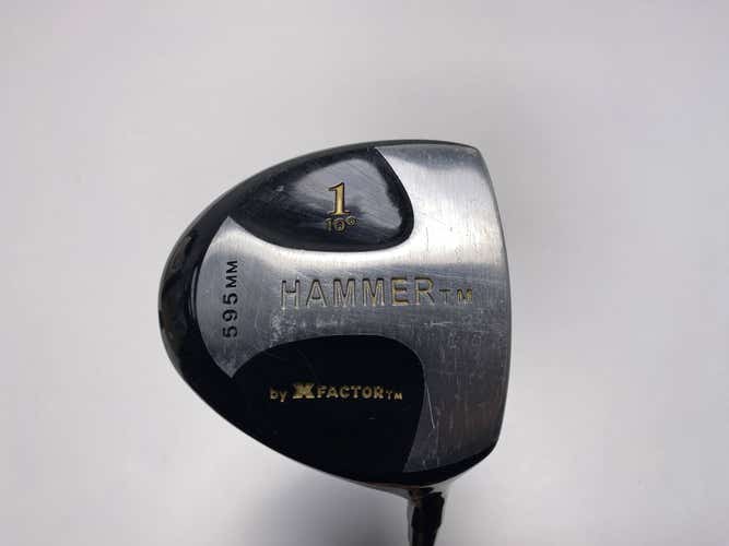 X Factor Hammer Driver 10* XFactor Regular Graphite Mens RH
