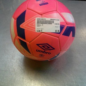 Used Umbro 4 All Size Soccer Ball Pink 4 11339-S000198231