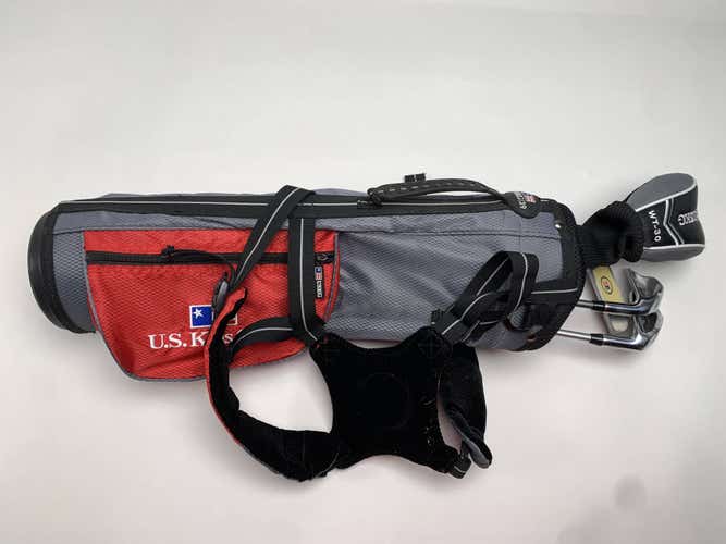 US Kids Ultralight 39 Club Set Driver 7-9 Putter Bag Youth Graphite Junior RH HC