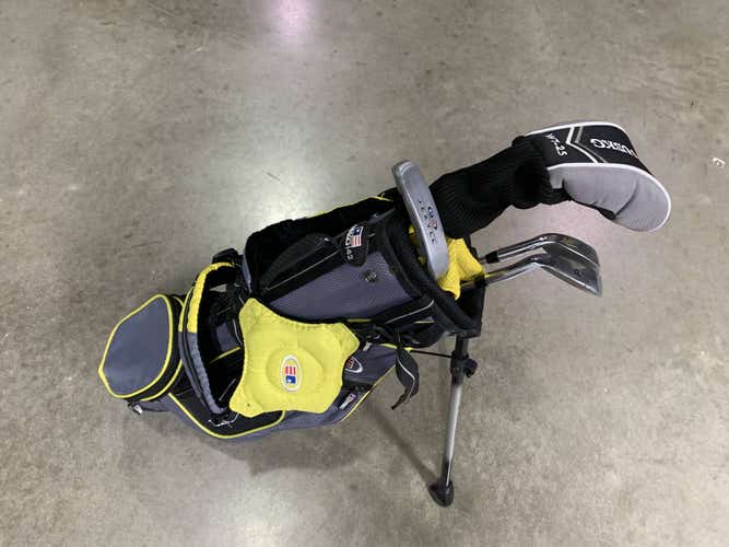 US Kids Ultralight 42" Club Set Driver 7-PW Putter Bag Youth Graphite Junior RH