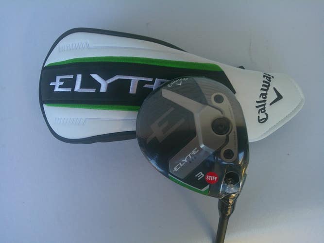 Callaway ELYTE Triple Diamond 15* 3-Wood w/ TENSEI Black 1K Stiff Flex Shaft