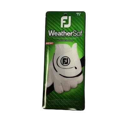 Used Foot Joy WEATHERSOF Mens Golf Glove White XL 11730-S000068896