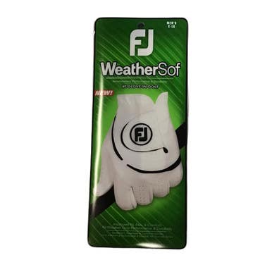 Used Foot Joy WEATHERSOF Mens Golf Glove White XL 11730-S000068899
