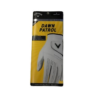 Used Callaway DAWN PATROL Mens Golf Glove White LG 11730-S000068920
